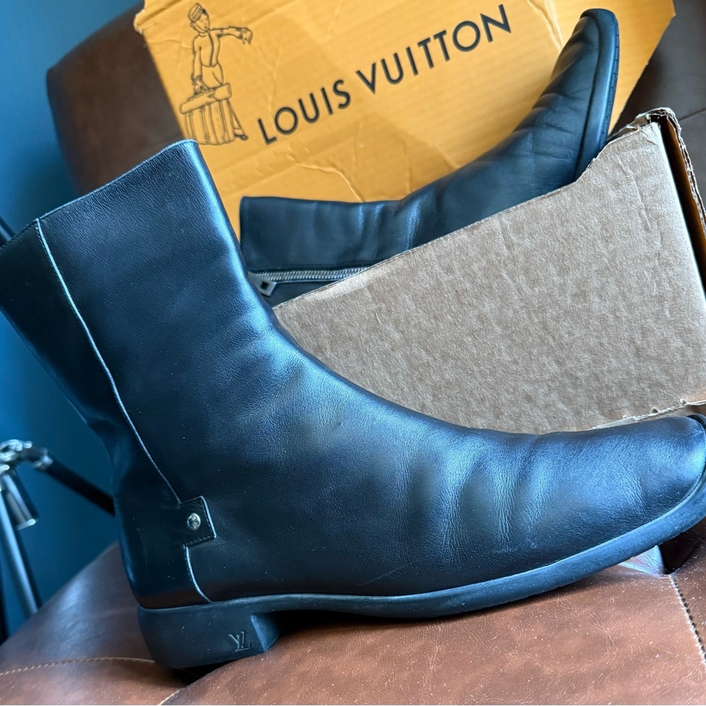 Louis Vuitton Midnight Black Ankle Boots